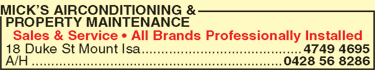 Mick's Airconditioning & Property Maintenance - Brisbane Tourism 1