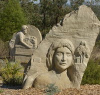 Heritage Sculptures at Pensioners Hill Lookout - Brisbane Tourism