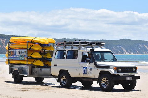 Half-Day Kayak With Dolphins And 4WD Beach Drive From Rainbow Beach - Tourism Brisbane 13