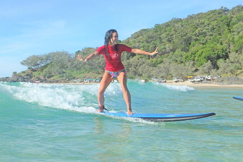 Rainbow Beach Surf Lesson Australia\'s Longest Wave 4X4 Adventure - Tourism Brisbane 2