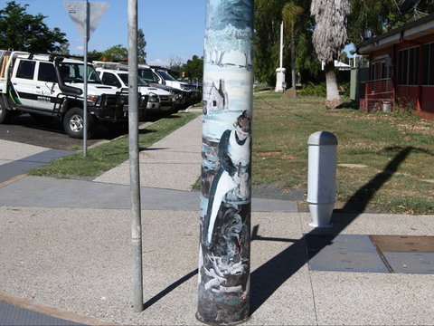 Capella Light Pole Murals - Tourism Brisbane 0