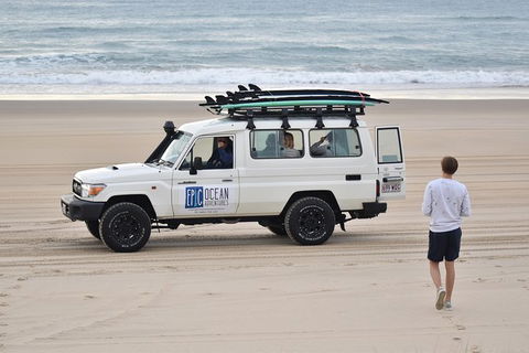 Noosa Surf Lesson Austraila\'s Longest Wave 4x4 Day Adventure - Tourism Brisbane 2