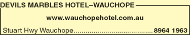 Devils Marbles Hotel–Wauchope - Tourism Brisbane 4