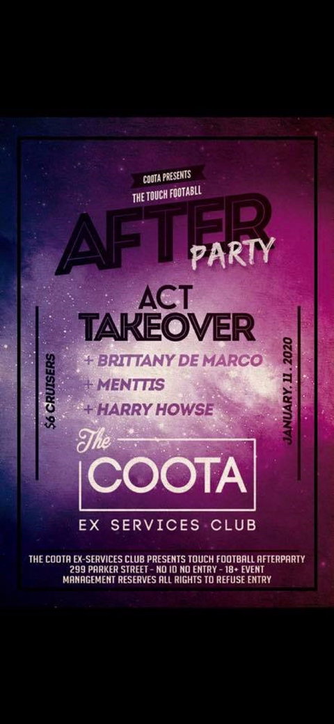 Touch Football Afterparty - Brisbane Tourism 0