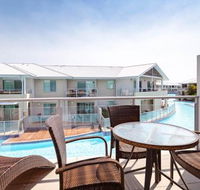 245 Pacific Blue 265 Sandy Point Rd air conditioned unit with resort facilities  linen supplied - Tourism Brisbane