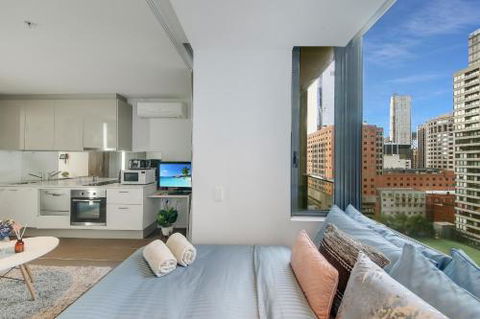 A Stylish & Cozy Studio Next To Southern Cross - Tourism Brisbane 1