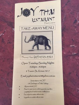 Joy Thai Restaurant - Tourism Brisbane 0
