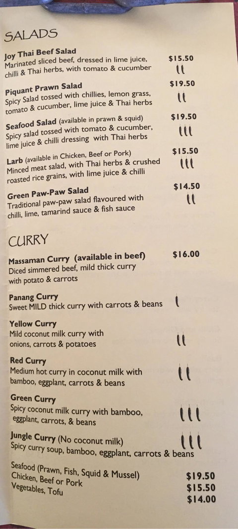 Joy Thai Restaurant - Tourism Brisbane 2