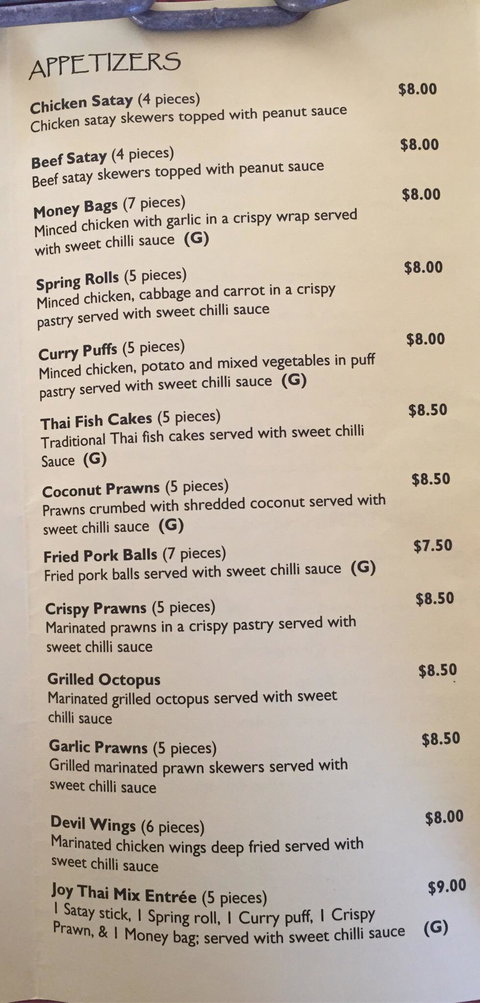 Joy Thai Restaurant - Tourism Brisbane 3