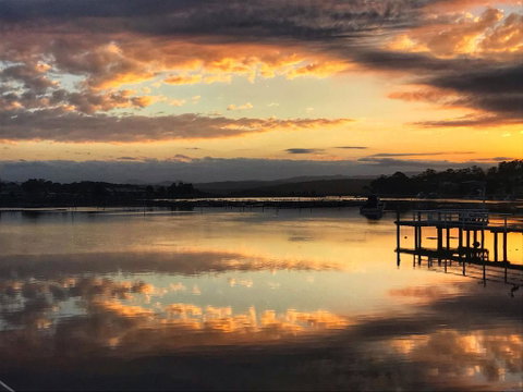 Reflections On Merimbula Lake - Brisbane Tourism 0