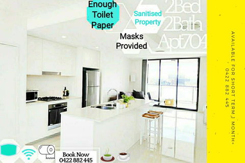 Stylish Liverpool 2Bed 2Bath Apartment -Skyline Views! -Masks Provided - Tourism Brisbane 0