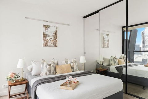 A 2 Bed 3min To Melbourne Central With Parking - Tourism Brisbane 4