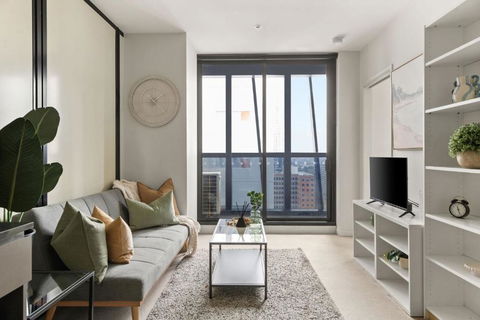 A Chic & Comfy 2BR Apt On Collins With City Views - Tourism Brisbane 0