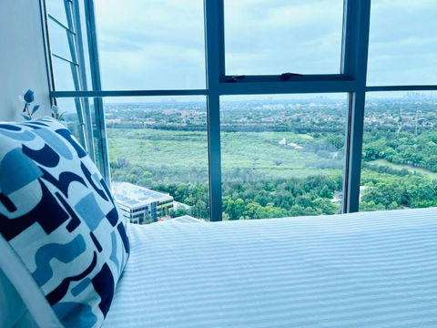 Panoramic City View 3bedroom Condo Wi-Fi Parking - Tourism Brisbane 2