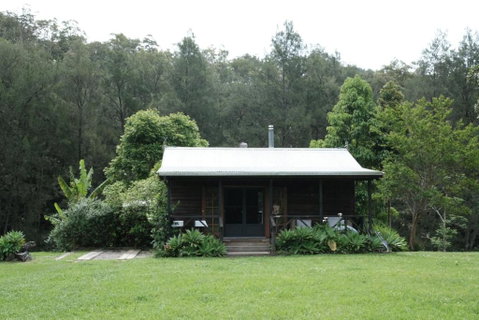 Romantic Wooden Nature Cabin Overlooking Forest & Crystal Clear River - Brisbane Tourism 0