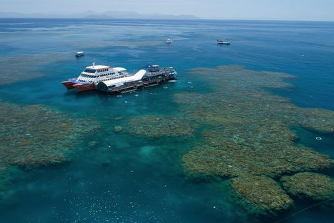 Cruise To Moore Reef Pontoon And Return Helicopter Flight From Cairns - Tourism Brisbane 0