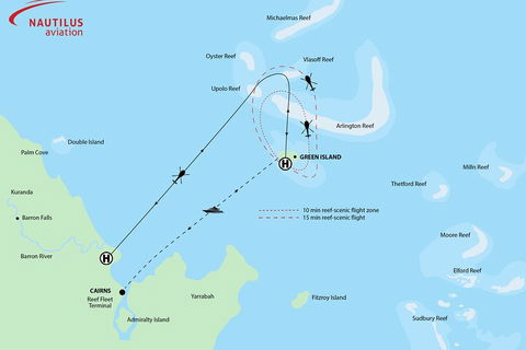 Fly To Green Island - Cruise Return - Tourism Brisbane 0