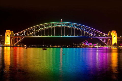Vivid 90-Minute Sydney Harbour Small Group Catamaran Cruise - Tourism Brisbane 3