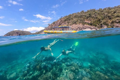 Great Barrier Reef Scenic Flight And Ocean Rafting Whitehaven Beach Day Trip - Tourism Brisbane 0