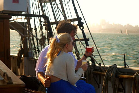 Sydney Harbour Tall Ship Wine & Canapes Evening Cruise - Tourism Brisbane 1