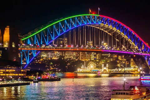 Vivid 90-Minute Sydney Harbour Intimate Catamaran Cruise With Canapes - Brisbane 4u 0
