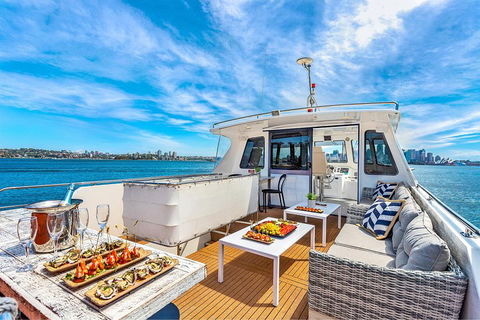Vivid 90-Minute Sydney Harbour Intimate Catamaran Cruise With Canapes - Brisbane 4u 4